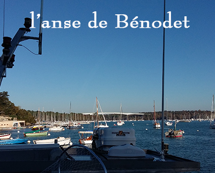 Bénodet vue de  Sainte-Marine